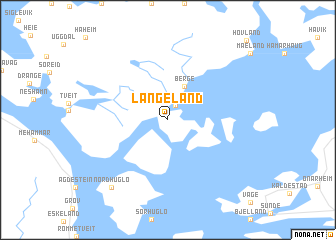 map of Langeland