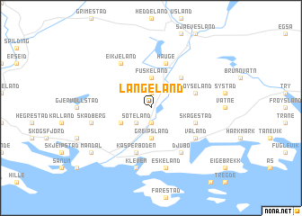 map of Langeland