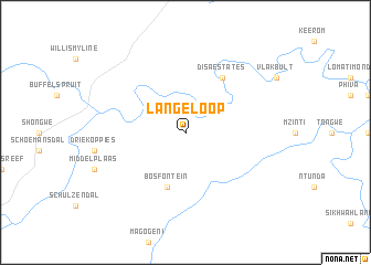map of Langeloop