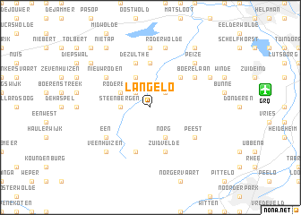 map of Langelo