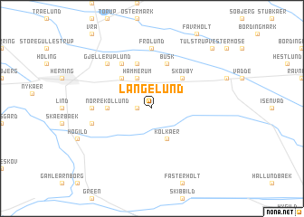 map of Langelund