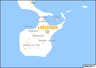 map of Langemark