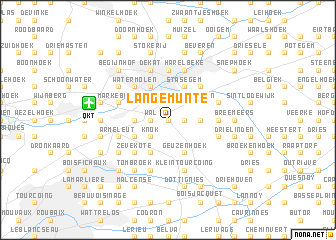 map of Langemunte