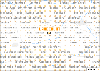 map of Langemunt