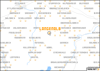 map of Langenalb