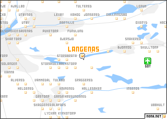 map of Långenäs