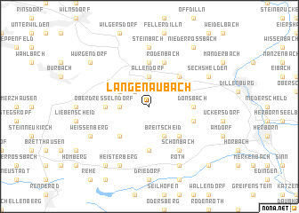 map of Langenaubach