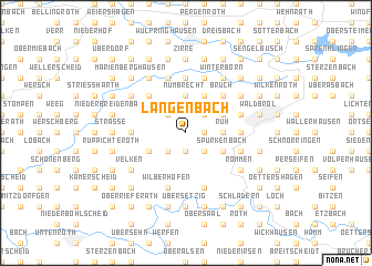 map of Langenbach