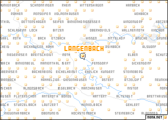 map of Langenbach