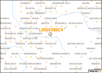 map of Langenbach