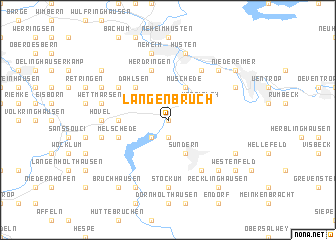 map of Langenbruch