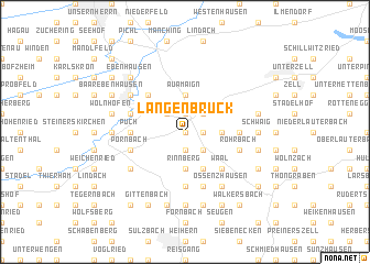 map of Langenbruck