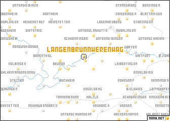 map of Langenbrunn-Werenwag