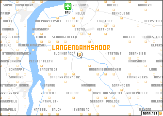 map of Langendammsmoor