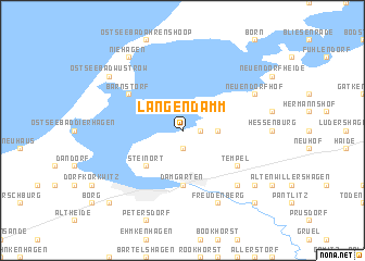 map of Langendamm