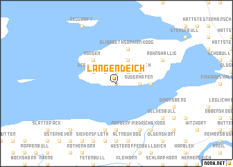map of Langendeich