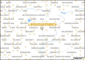 map of Langendernbach