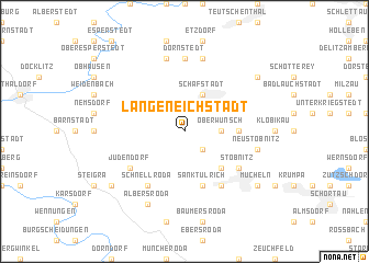 map of Langeneichstädt