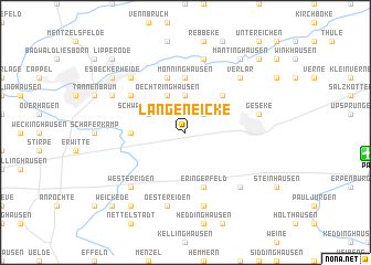 map of Langeneicke
