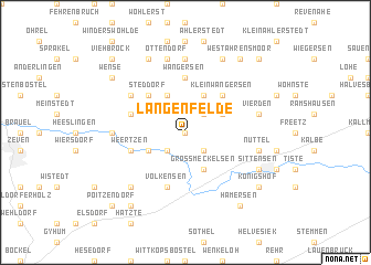 map of Langenfelde