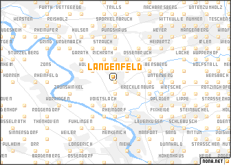 map of Langenfeld