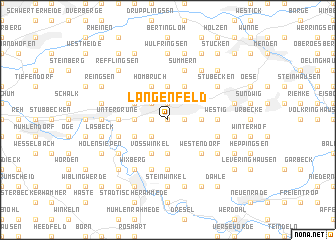 map of Langenfeld