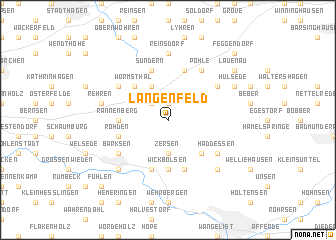 map of Langenfeld