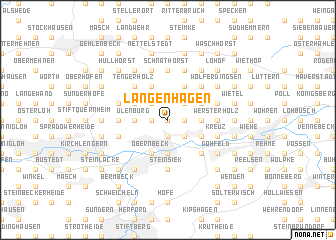 map of Langenhagen