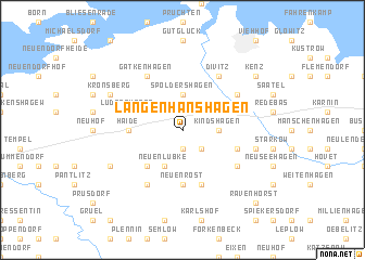 map of Langenhanshagen