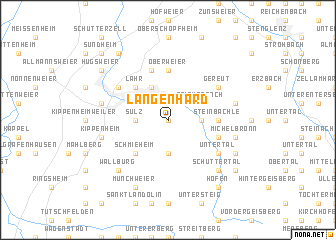 map of Langenhard