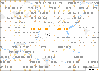 map of Langenholthausen