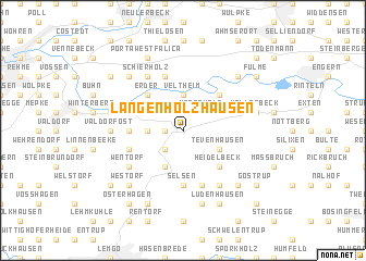 map of Langenholzhausen