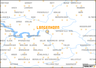 map of Langenhorn