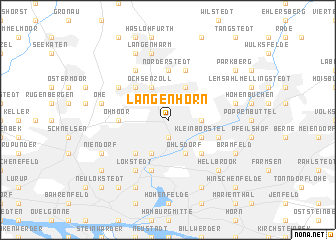 Langenhorn (Germany) map - nona.net