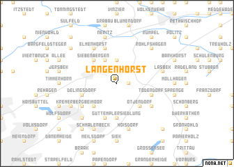 map of Langenhorst