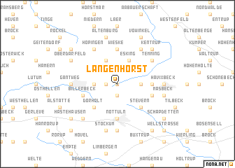 map of Langenhorst