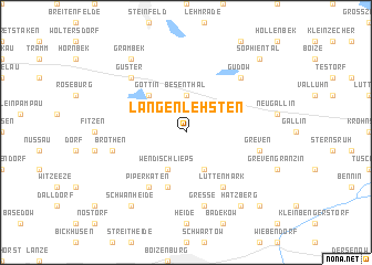 map of Langenlehsten