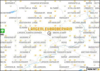 map of Langenleuba-Oberhain