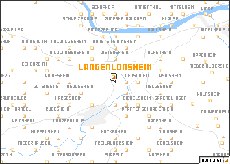 map of Langenlonsheim