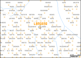map of Langeno