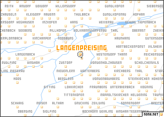 map of Langenpreising