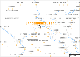 map of Langenprozelten