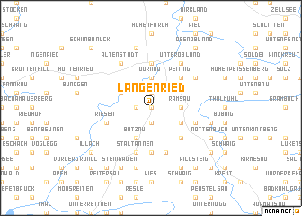 map of Langenried