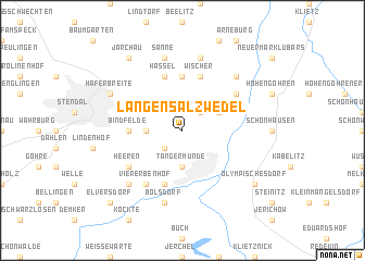 map of Langensalzwedel