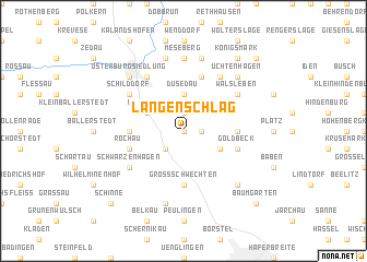 map of Langenschlag