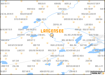 map of Langensee