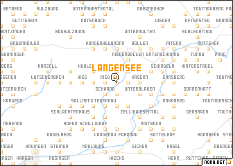 map of Langensee