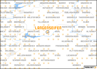 map of Langenseifen