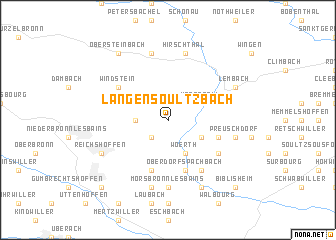 map of Langensoultzbach