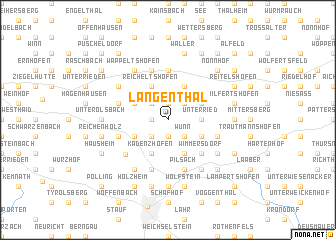 map of Langenthal